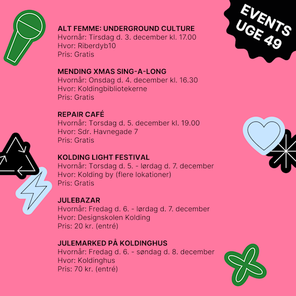 Events week 49