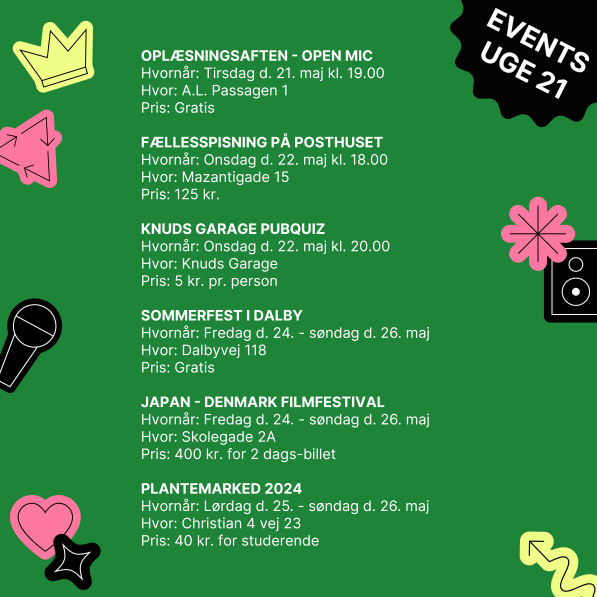 Events uge 21