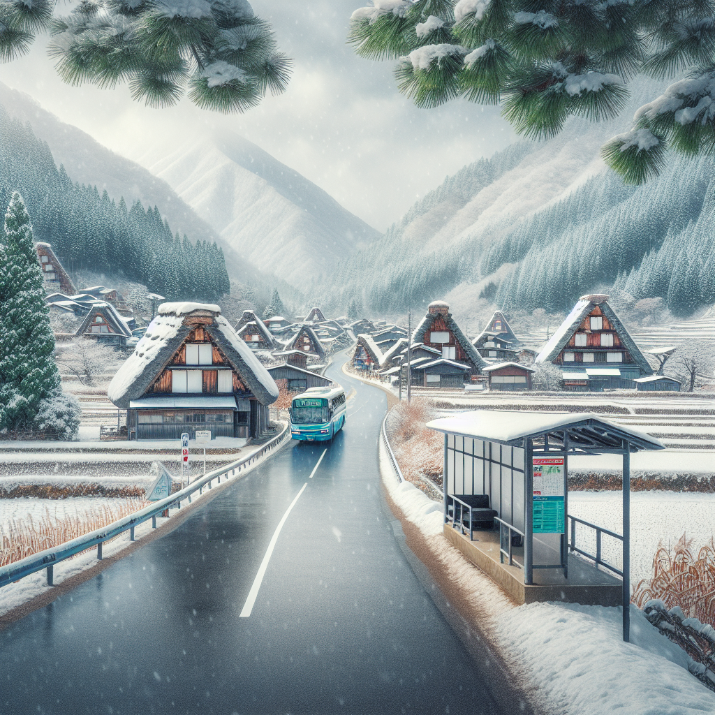 Ein Abenteuer am Shirakawa-go Busbahnhof: Das Tor zu Japans malerischem Kulturerbe