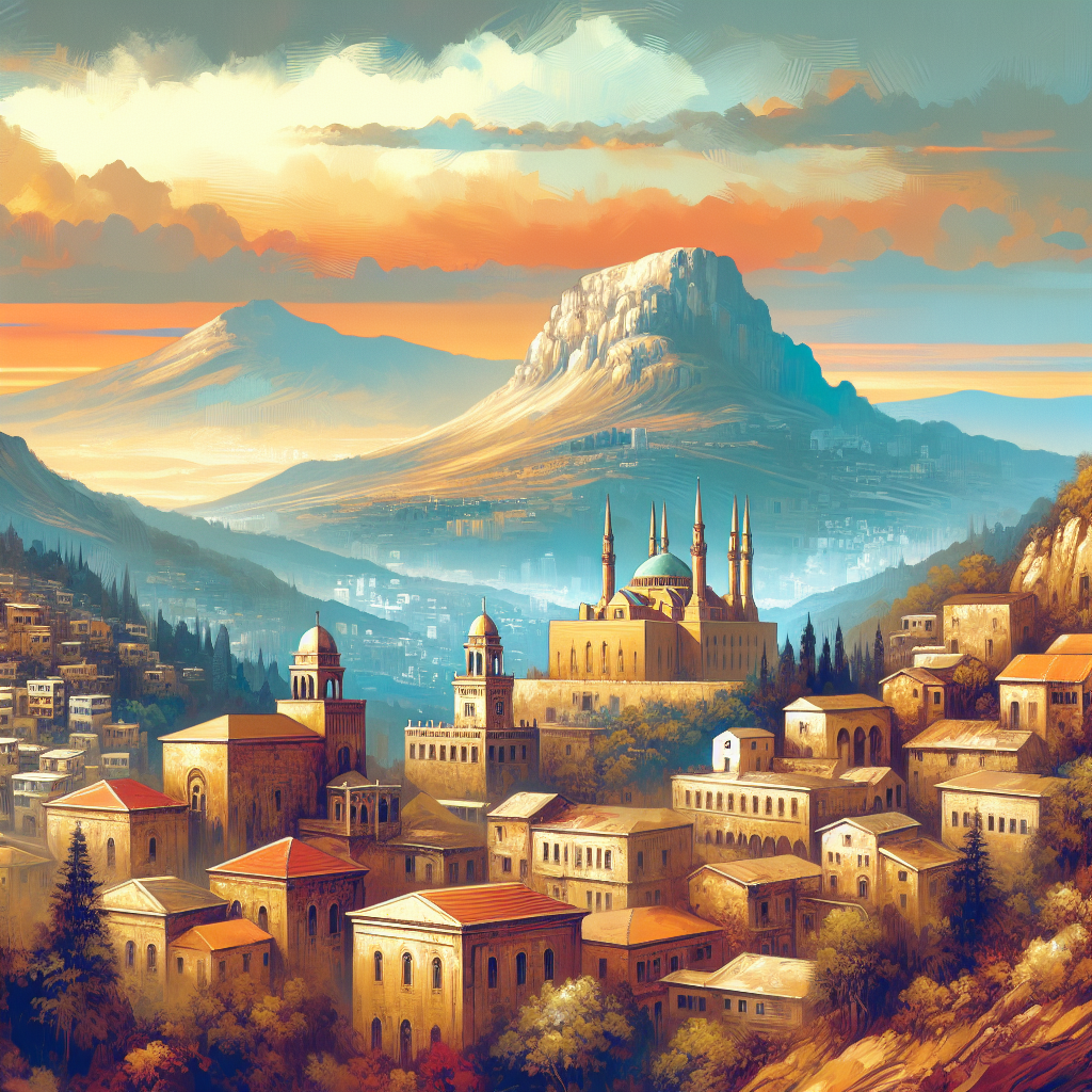 Ein Blick auf die Mutasarrifat Berglibanon