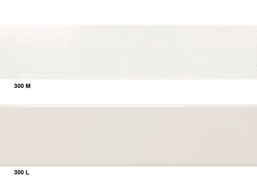 Battiscopa in gres bianco opaco 8x33 8x45 e 7x60