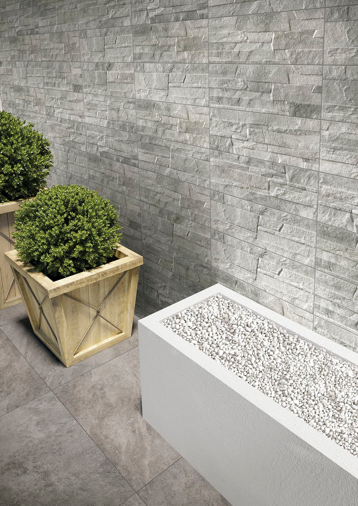 Muretti in Gres effetto pietra naturale 17x52 collezione Saturn ...
