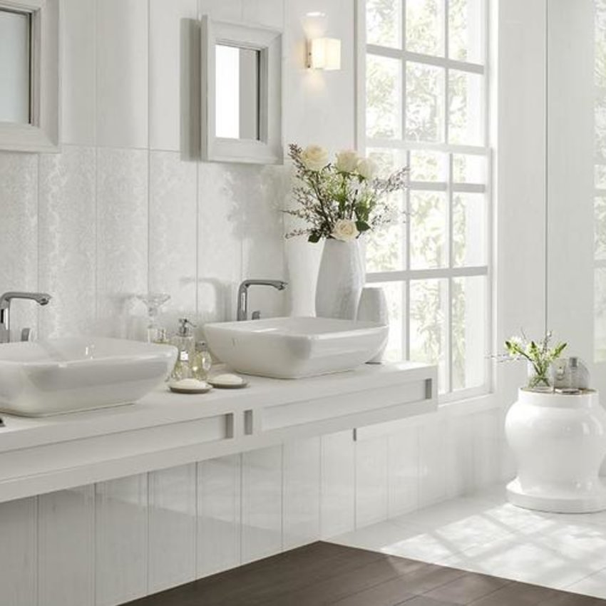 Rivestimento Bianco Lucido 30x60 Moderni Rivestimenti Prodotti Ceramiche Artistiche Bertolani Srl Piastrelle Bagno In Offerta