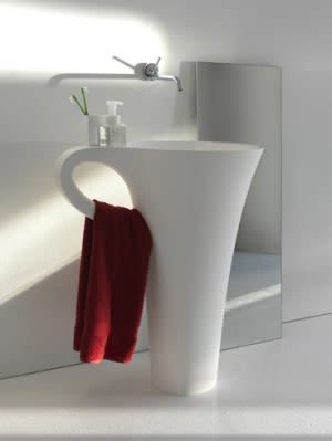 Lavabo Cup centrostanza Art ceram Bianco