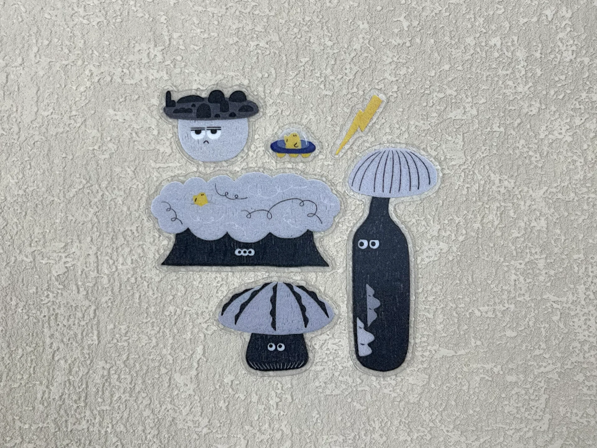 雙透明刀模貼紙 - 2