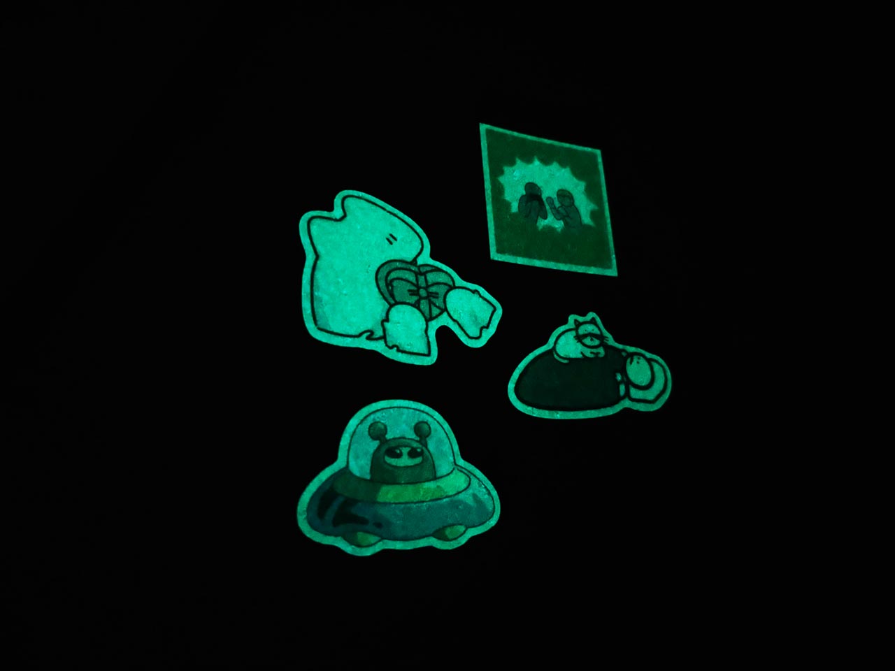 Glow-in-the-dark Tattoo Stickers - 1