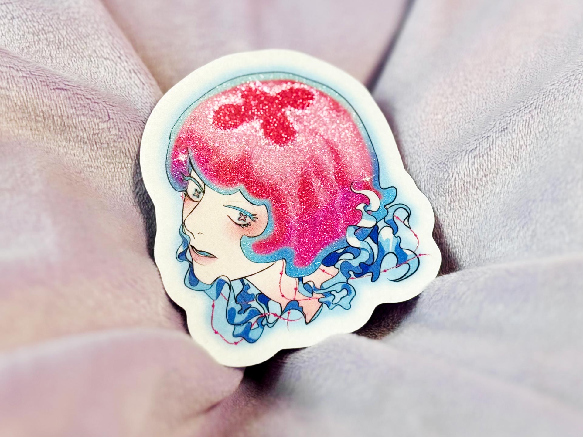 Silver Glitter Stickers - 3