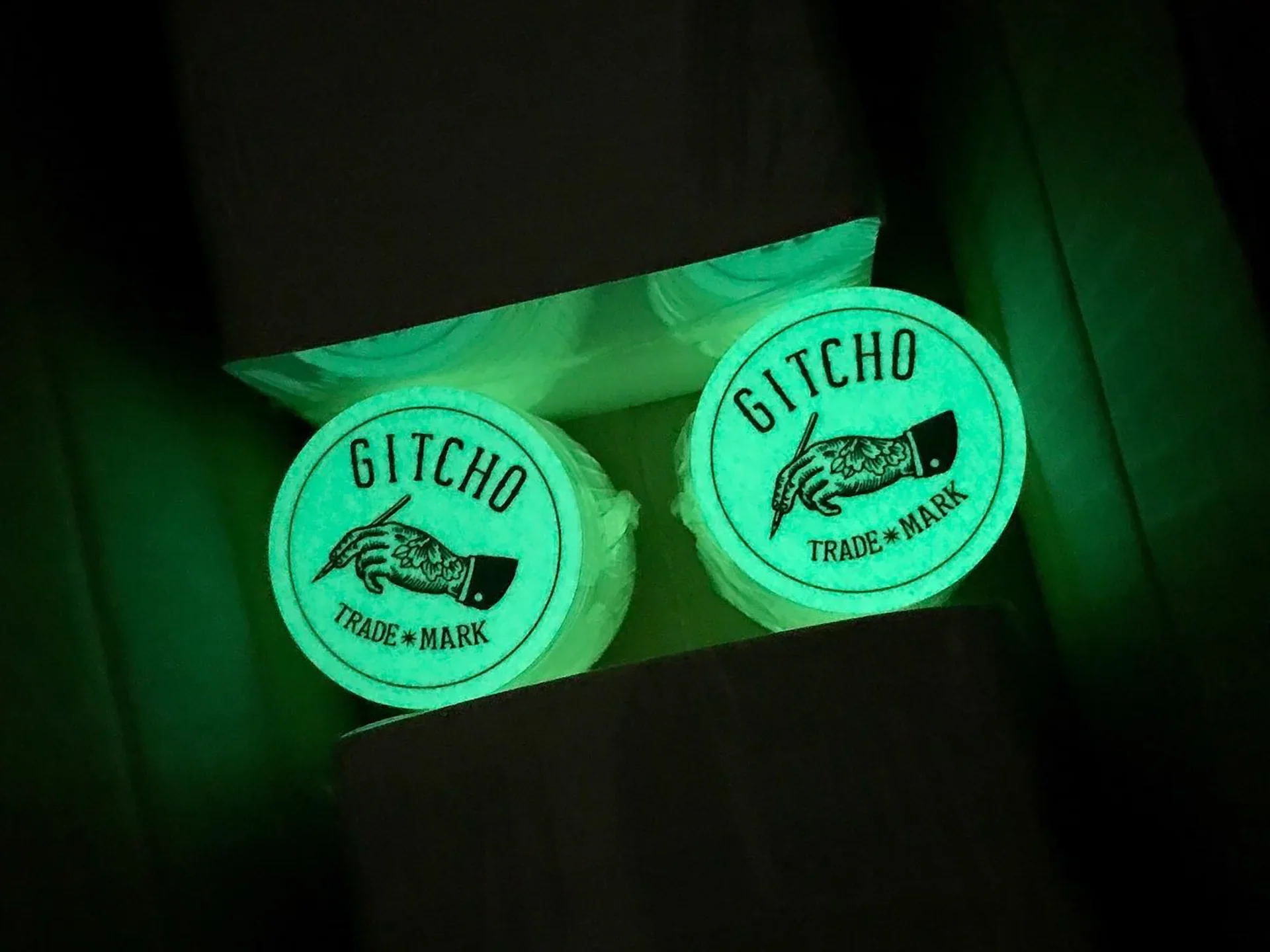 強效夜光刀模貼紙 - 2