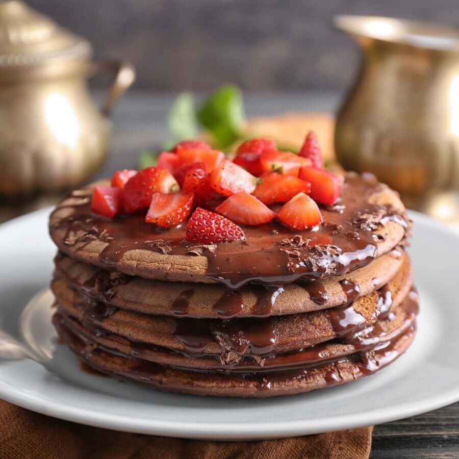 Chocolate Oreo Pancakes