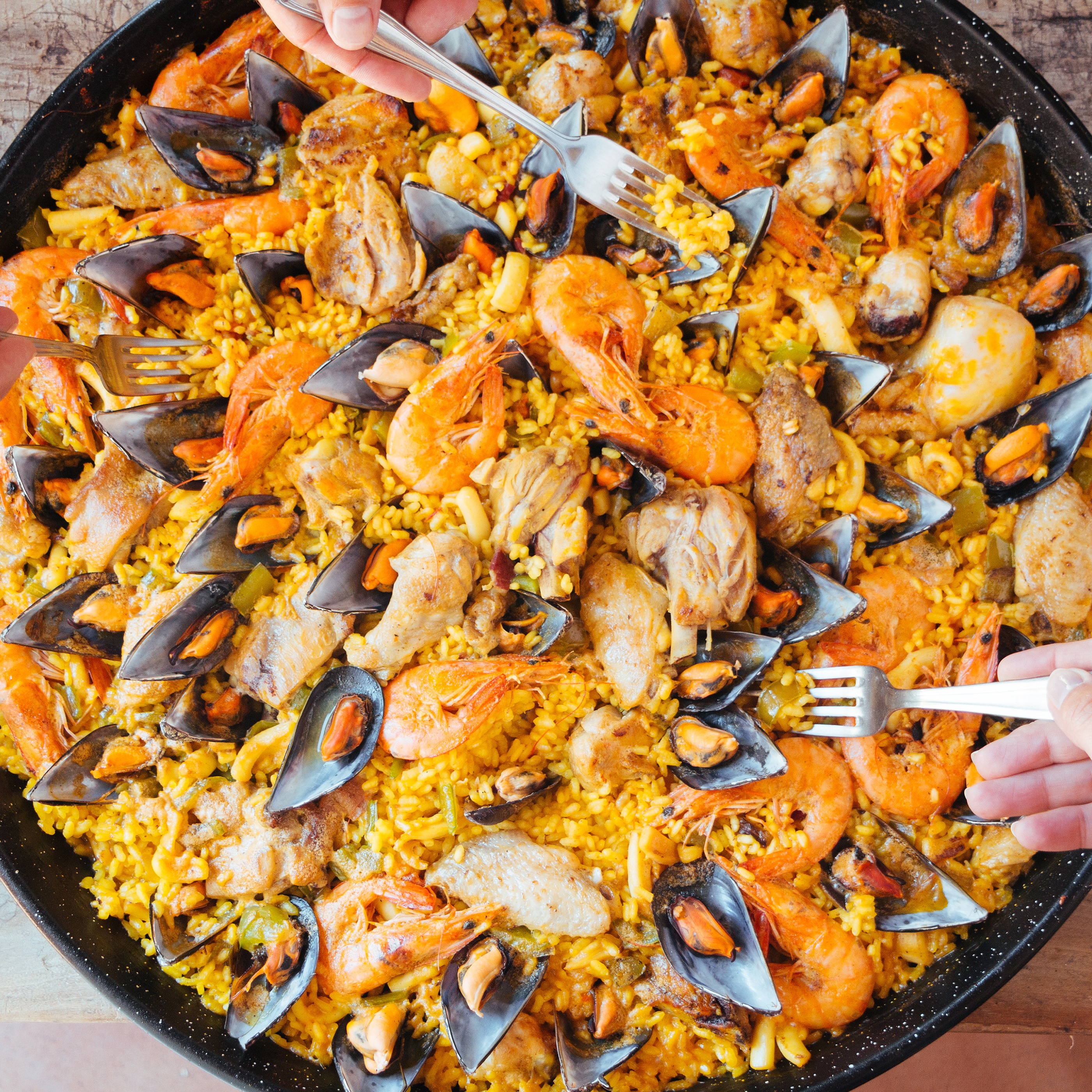 Spanish Seafood Paella
