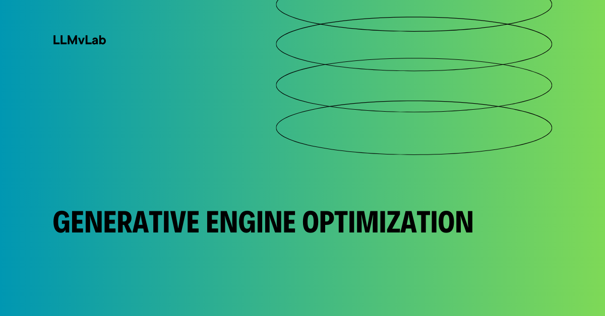 What is Generative Engine Optimization (GEO)?