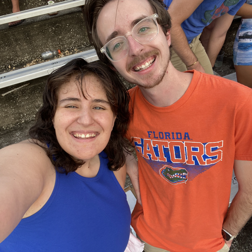 Me and my good friend Maddie, taken at a Florida Gators football game.