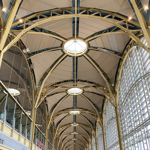 A terminal in the Ronald Reagan Washington National Airport, taken on a trip there in 2022.