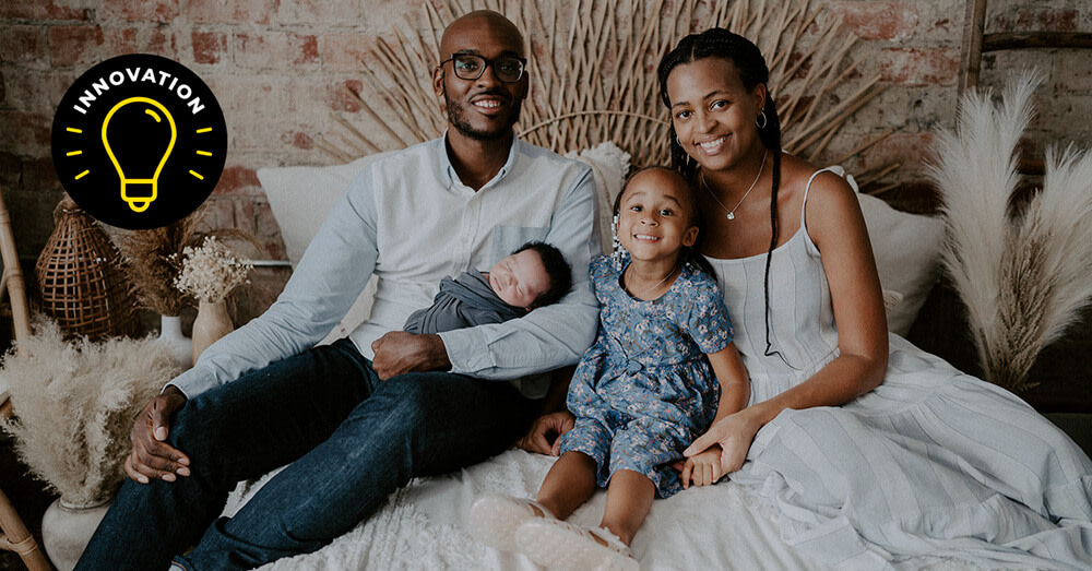 Ryan Butler with his family