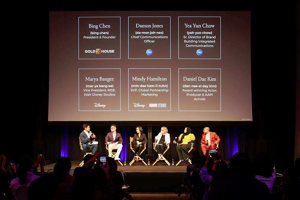 Procter & Gamble co-hosted an inspiring panel with Gold House featuring Marvel executives, creators and cast members to discuss the power of “The Name.”