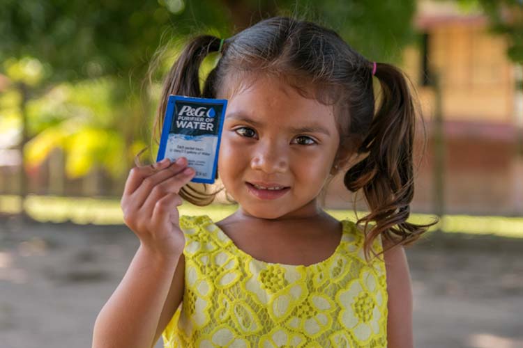 P&G’s Children Safe Drinking Water program