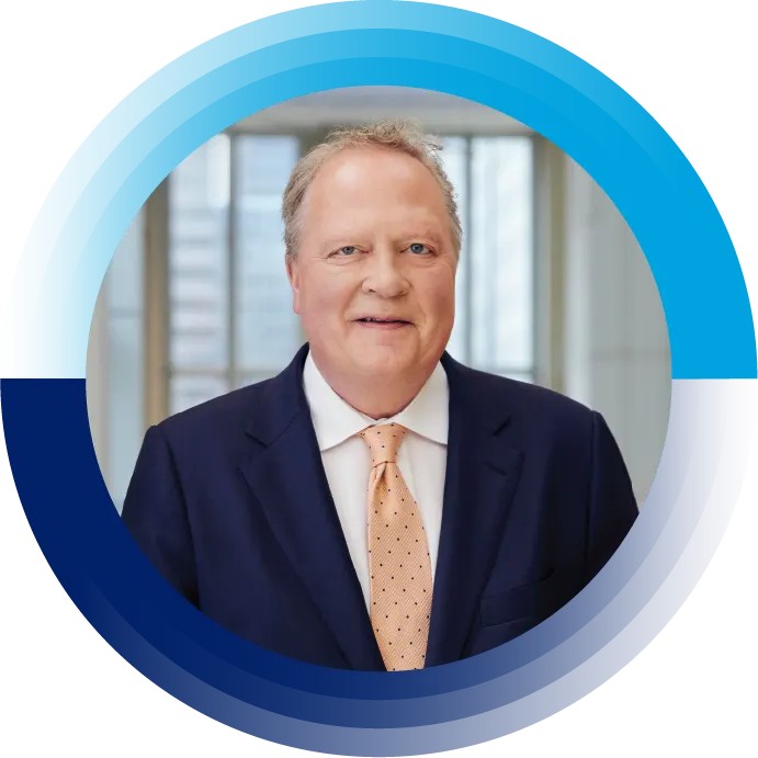 Headshot of P&G Chairman of the Board, President and Chief Executive Officer Jon Moeller.