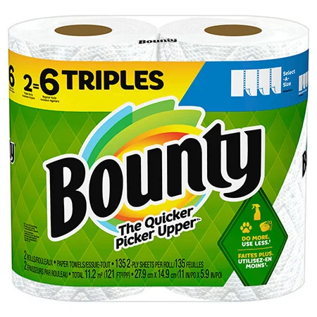 Did you know Bounty Sells The Biggest Roll of Paper Towels?