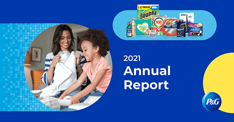 P&G 2021 Annual Report visual
