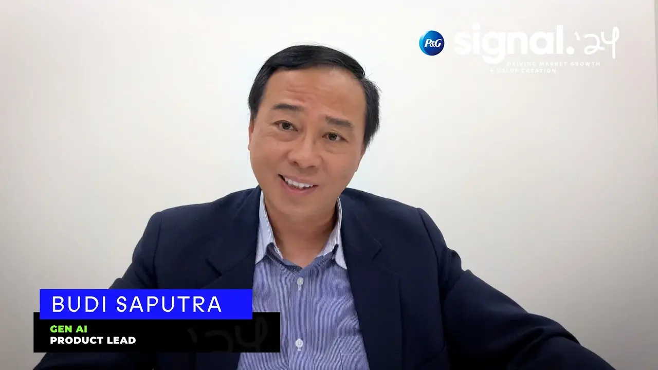 Watch P&G | Signal 2024 Innovators: Creating an Enterprise-Wide AI Solution - P&G’s GenAI Team