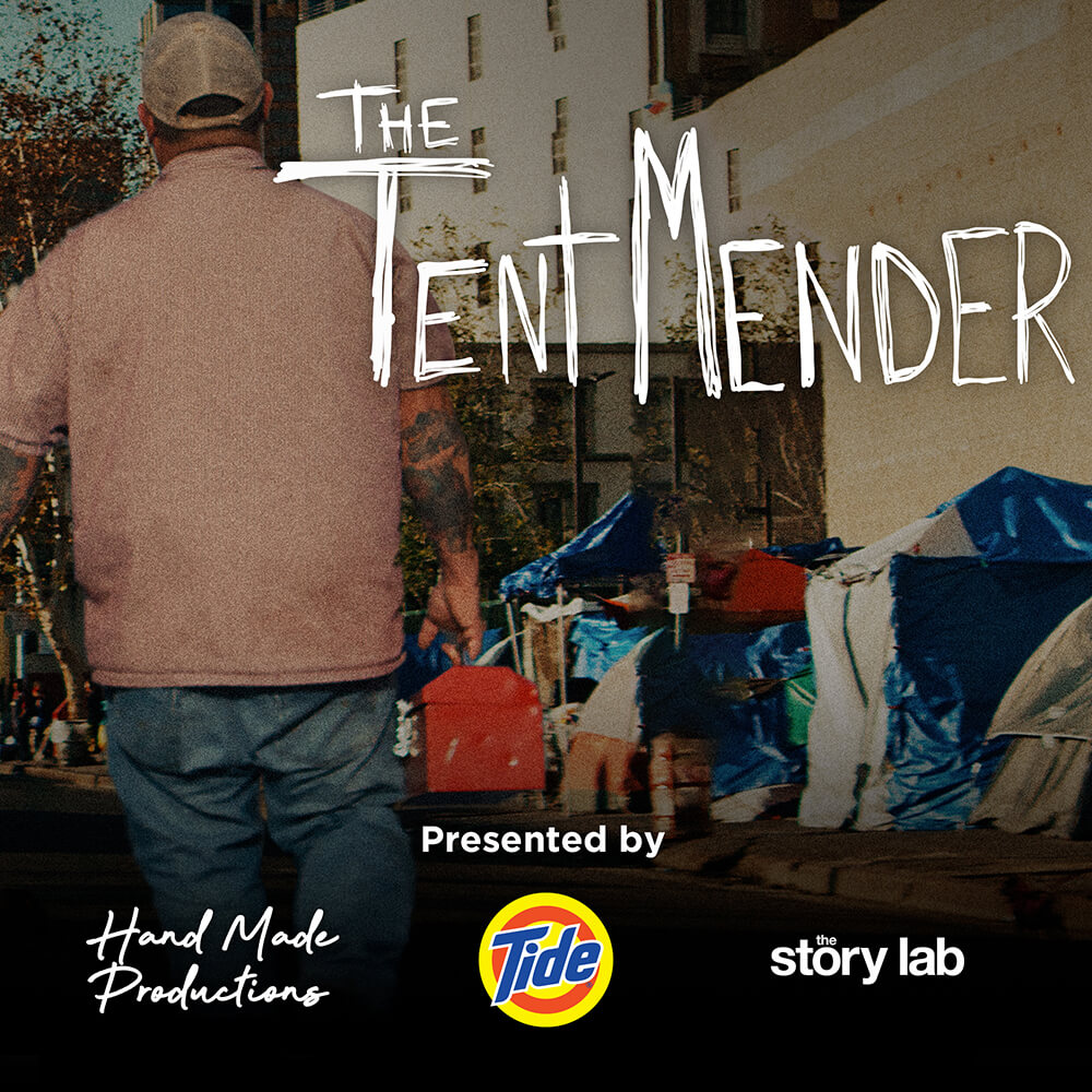 The Tent Mender is a profoundly moving documentary series on people experiencing homelessness, presented by P&G and Tide in partnership with Hand Made Productions and the Story Lab. 