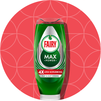 Bottle of Fairy MAXPower dish detergent