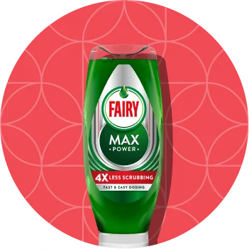 Bottle of Fairy MAXPower dish detergent