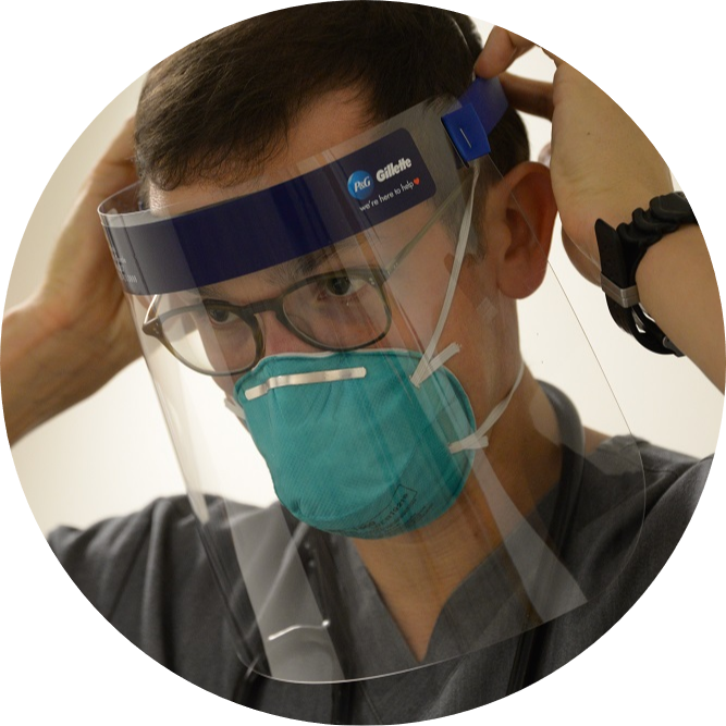 Face shield doctor