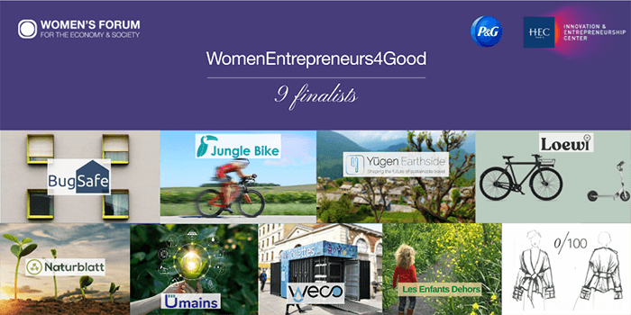 These nine companies are the finalists in the WomenEntrepreneurs4Good initiative.