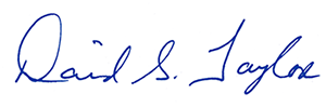David S. Taylor signature