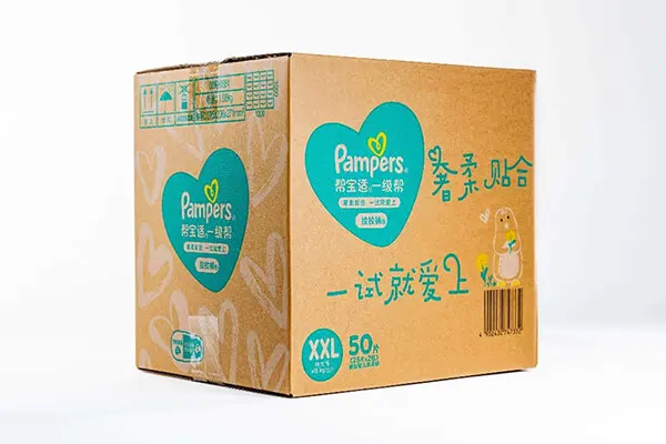 Pampers packaging