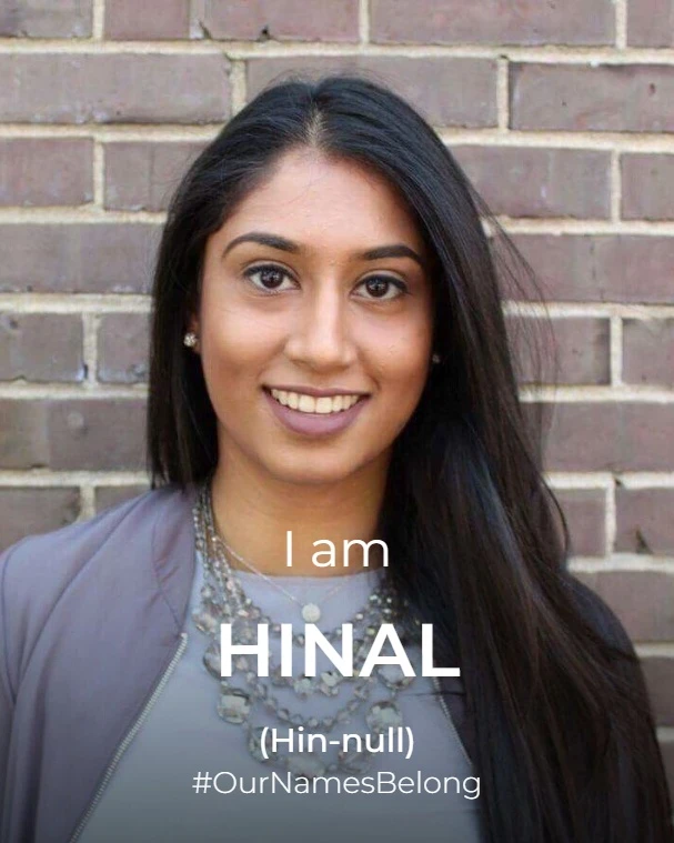 Photo of Hinal, phonetically spelt Hin-null