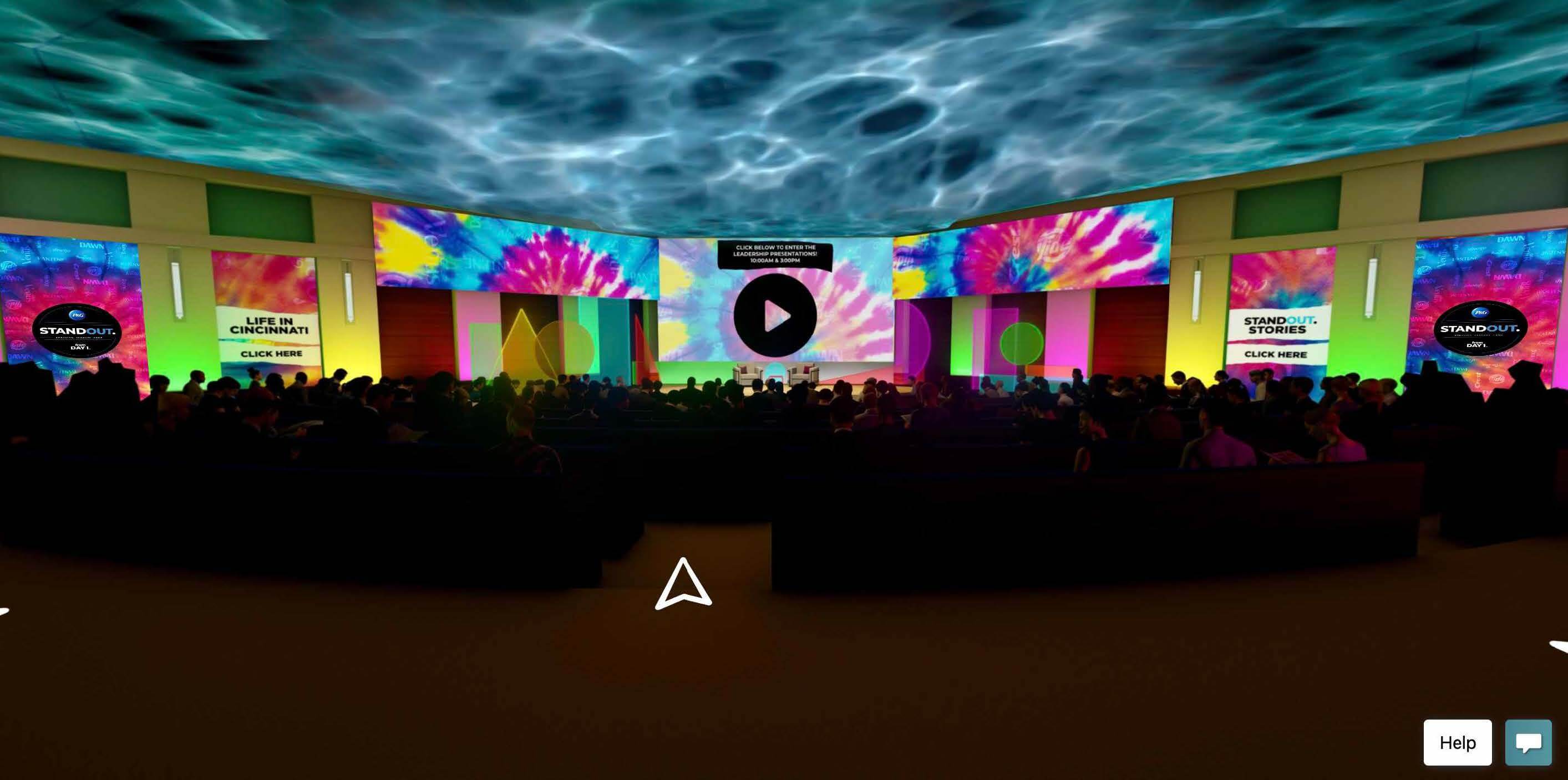 P&G virtual auditorium