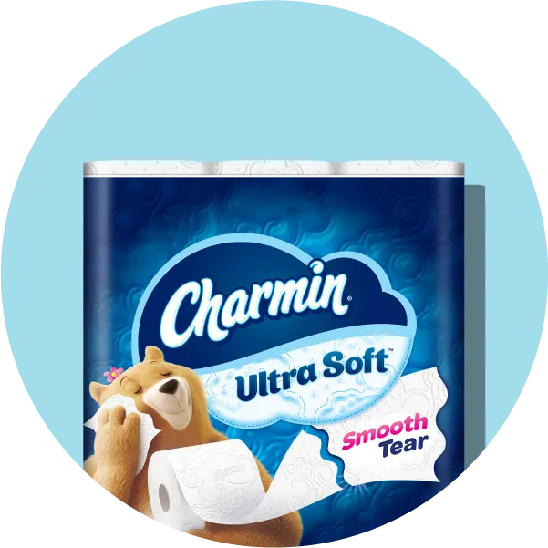 Package of Charmin UltraSoft SmoothTear toilet tissue