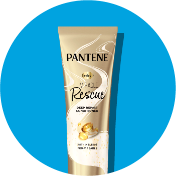 Tube of Pantene Miracle Rescue hair conditioner