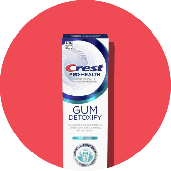 Box of Crest ProHealth Gum Detoxify toothpaste 