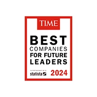 Time: Best Companies for Future Leaders 2024 badge