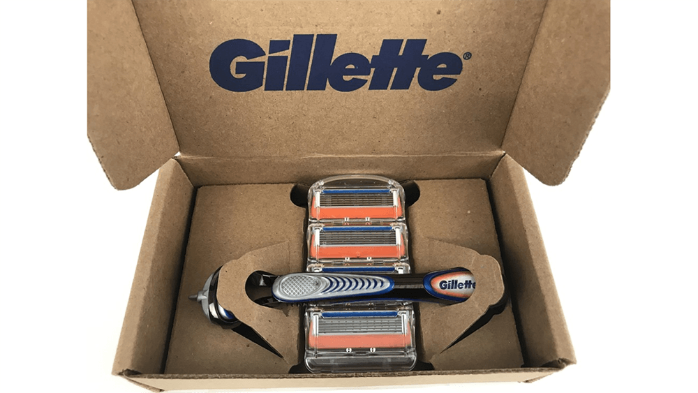Gillette Fusion packaging