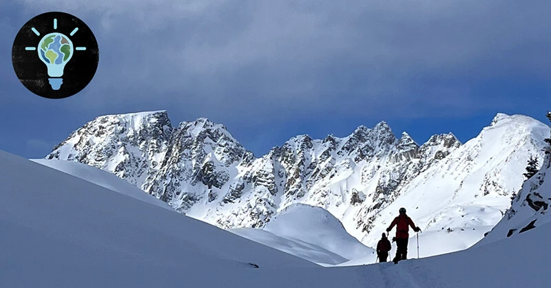 Todd Cline skiing