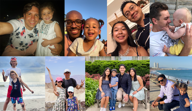 Image compilation of fathers and their children
