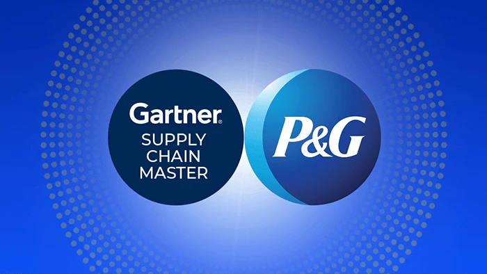 Image of the P&G logo and the Gartner Masters Award logo.