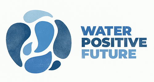 Water positive future logo