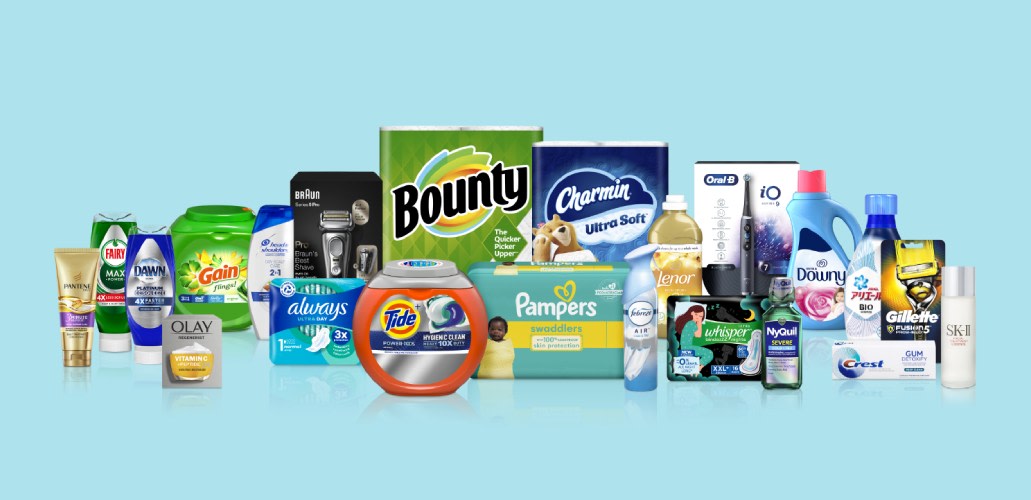 A range of 22 P&G products across each of the Company’s 10 categories.