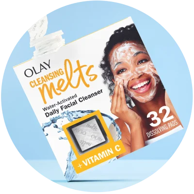 OLAY's proprietary Facial Cleansing Technology 