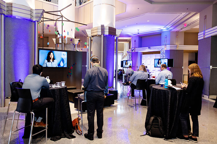 People standing at Signal Recap