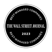 Wall Street Journal Best Managed Companies badge
