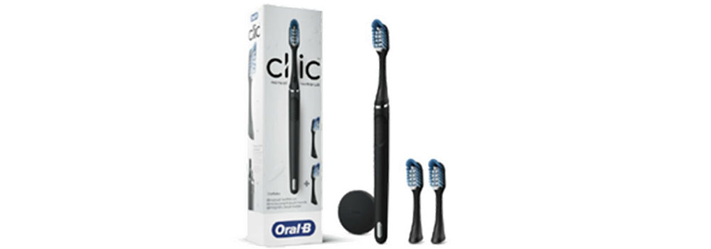 OralB Clic manual toothbrush head refills