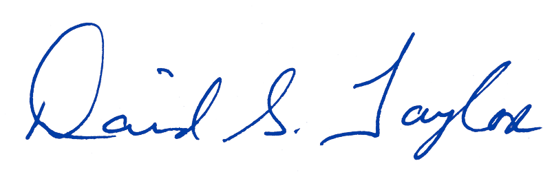 David Taylor Signature