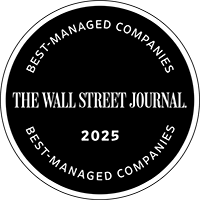 Wall Street Journal Best Managed Companies badge