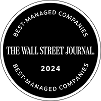 Wall Street Journal Best Managed Companies badge